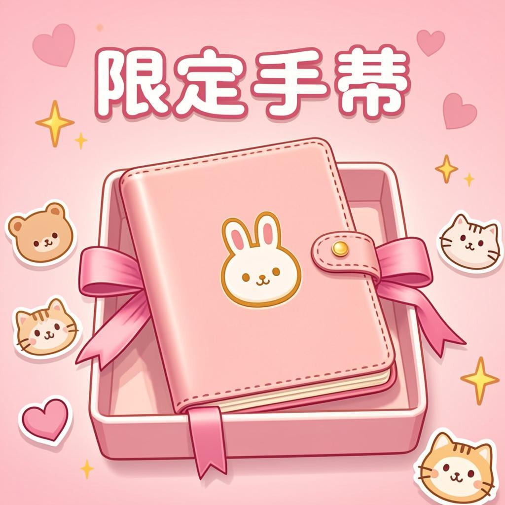 限定版キャラクター手帳のオリジナルイラスト
