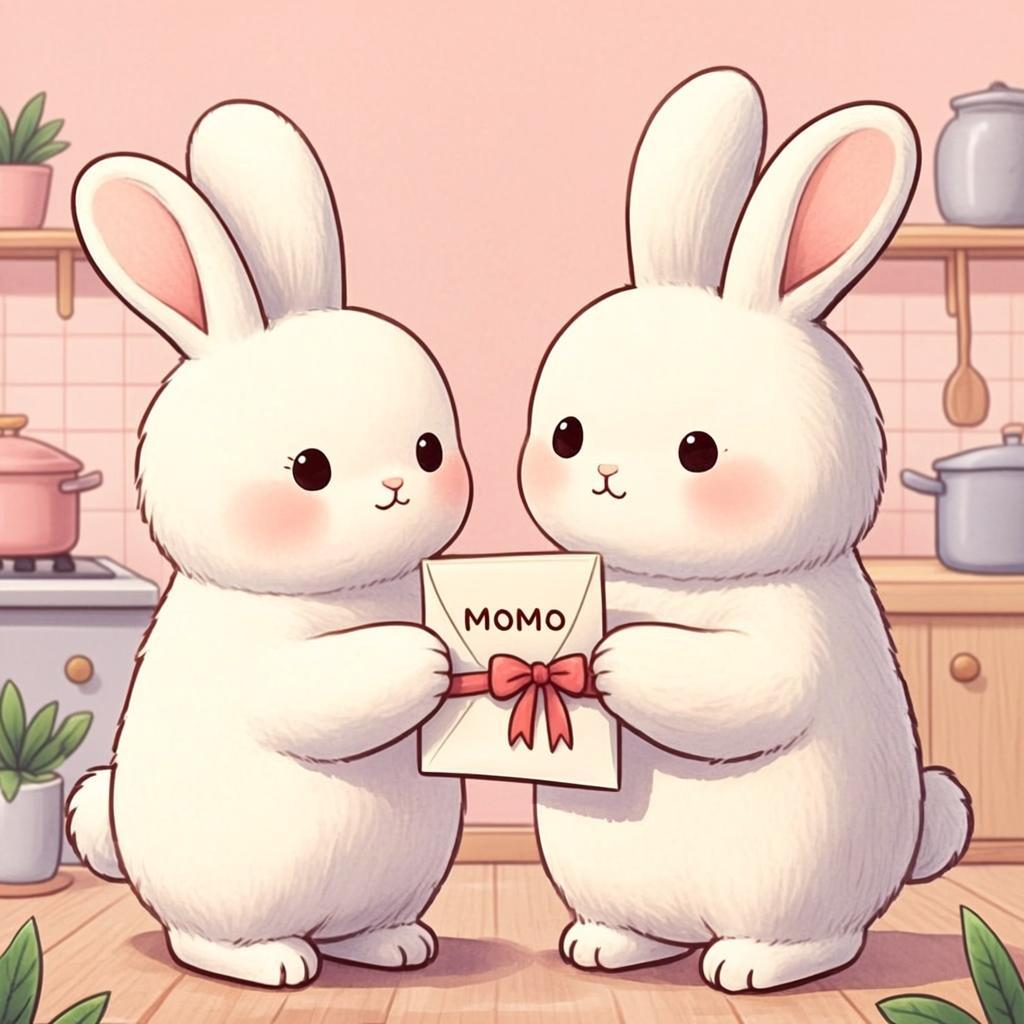 Momo 第4話 はじめてのプレゼント の挿絵